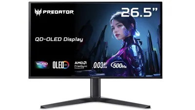 Acer Predator QD-OLED monitor now 36% off — 500 Hz refresh rate and True Black 500 certification slashed to $509.99
