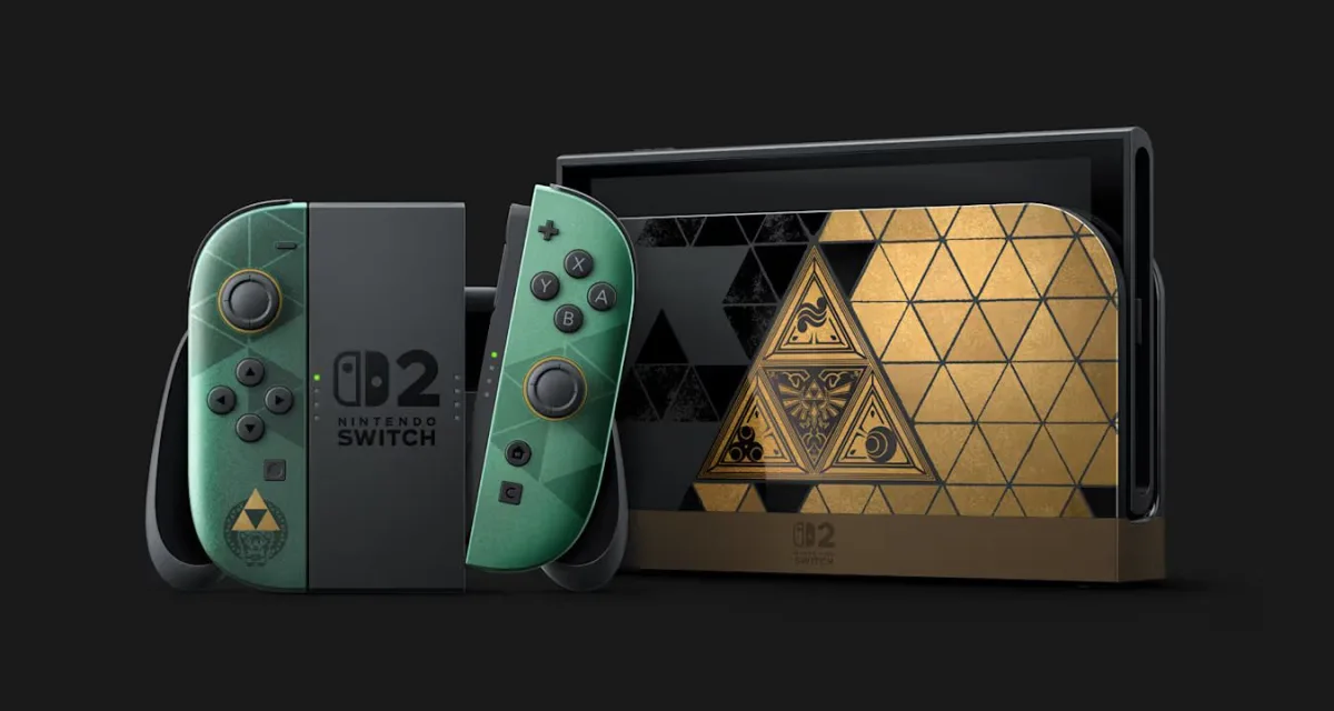 Nintendo unveils The Legend of Zelda 40th Anniversary Switch 2 for $520 — First-ever special-edition Switch 2 drops October 19, alongside $100 Pro Controller, pre-orders live