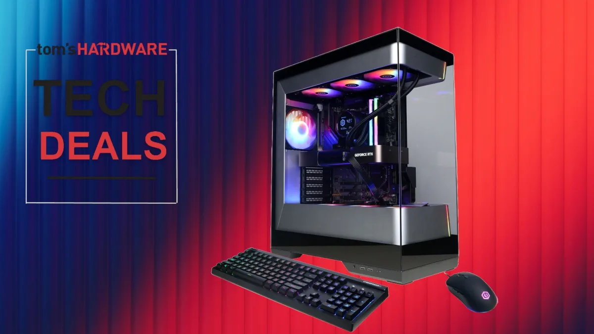 Get the world’s fastest gaming CPU and a DLSS 5-capable GPU in a gaming PC for $2,299 — fully loaded powerhouse sports Ryzen 7 9800X3D, RTX 5080 Founders Edition, 32GB RAM, and 1TB SSD