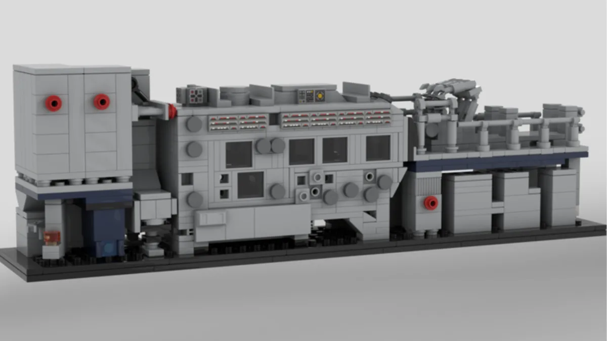 ASML's employee-only High-NA EUV Lego kit gets an open 810-piece fan replica