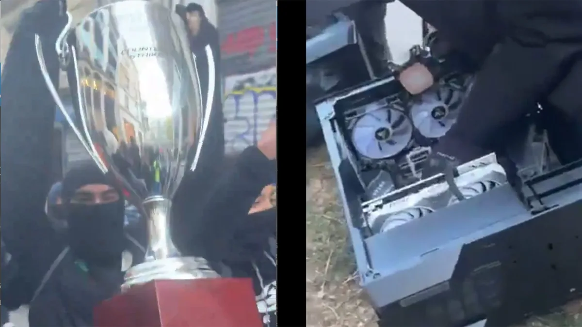 French rioters ransack eSports team premises and are seen looting RAM sticks from PCs