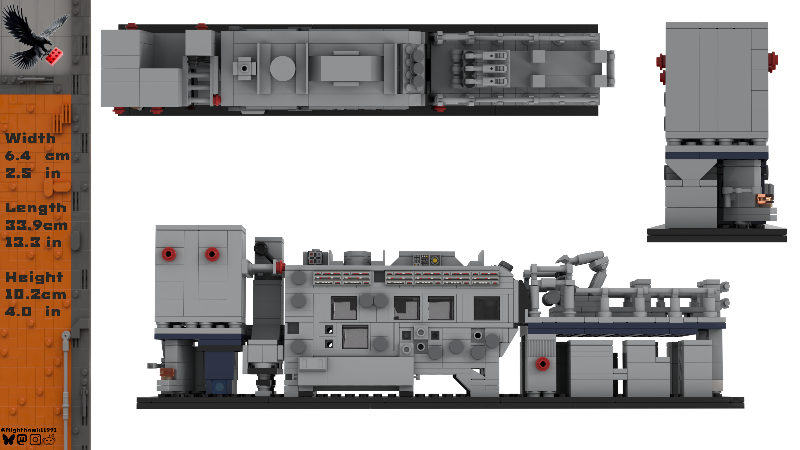 ASML TWINSCAN EXE:5000 Lego kit Rebrickable version