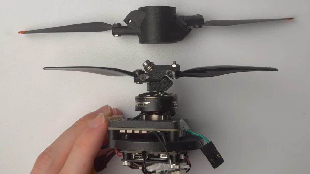 Engineer builds tiny 3D-printed single-motor drone in their bedroom